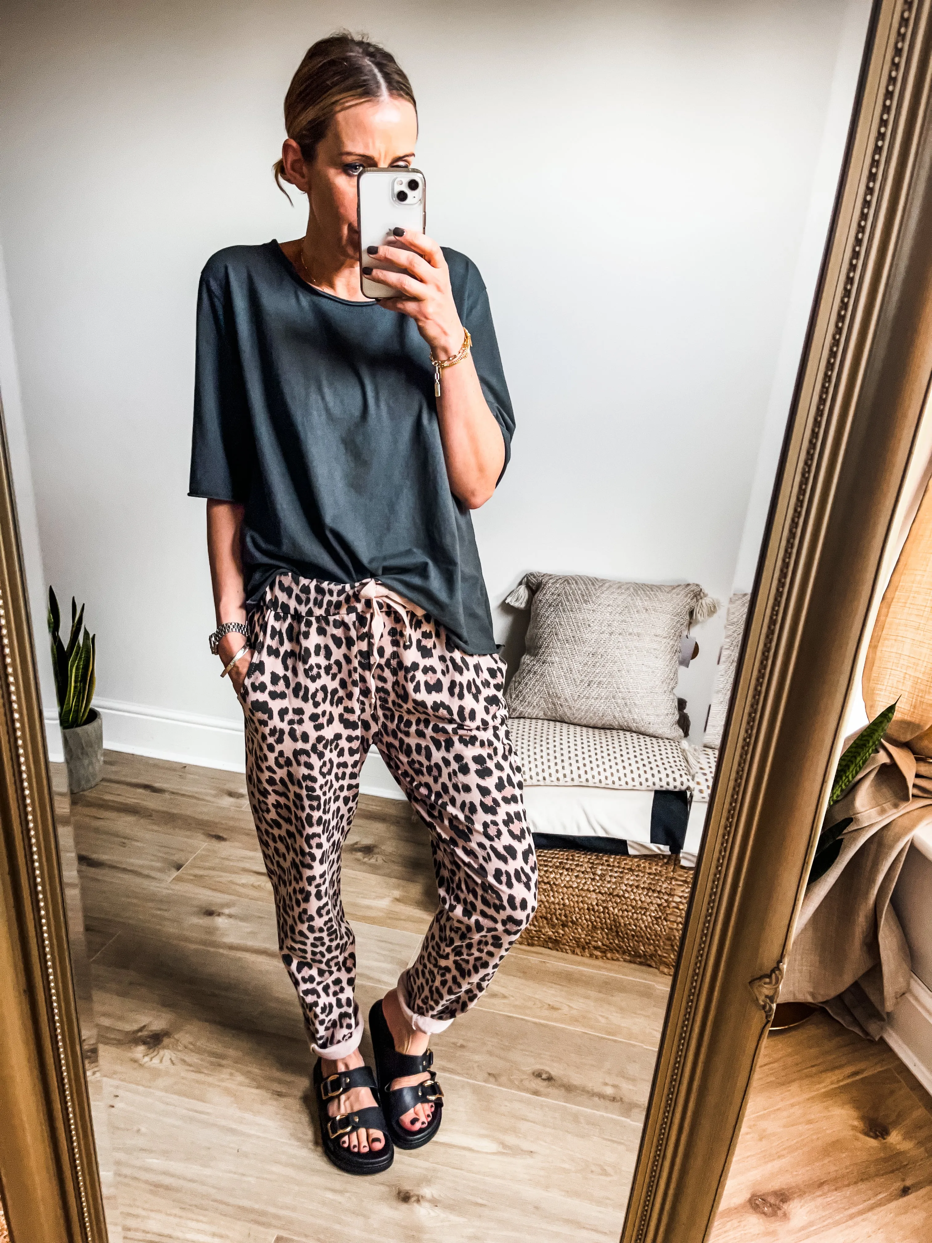 Leopard Print Joggers