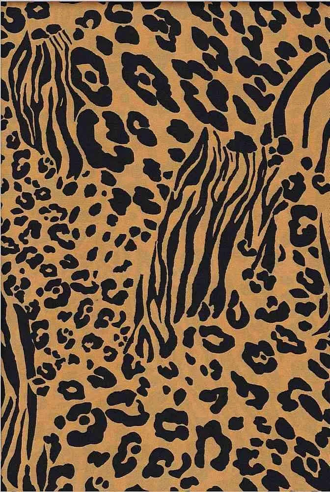 LEOPARD ZEBRA PRINT BLEND ON POLYESTER SATIN CHIFFON [NFA190846-035]