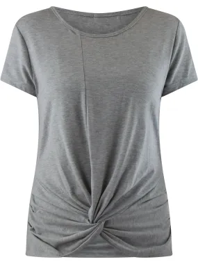 Lightweight Knotted Front Tee