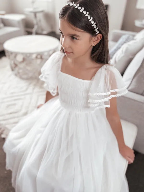 Liliana Girls White Dress