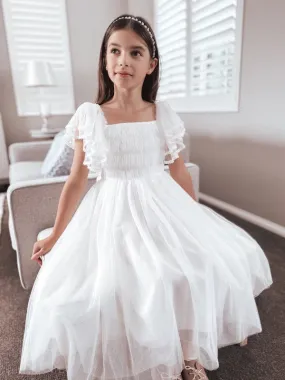 Liliana Girls White Dress