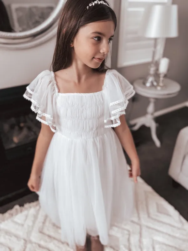 Liliana Girls White Dress