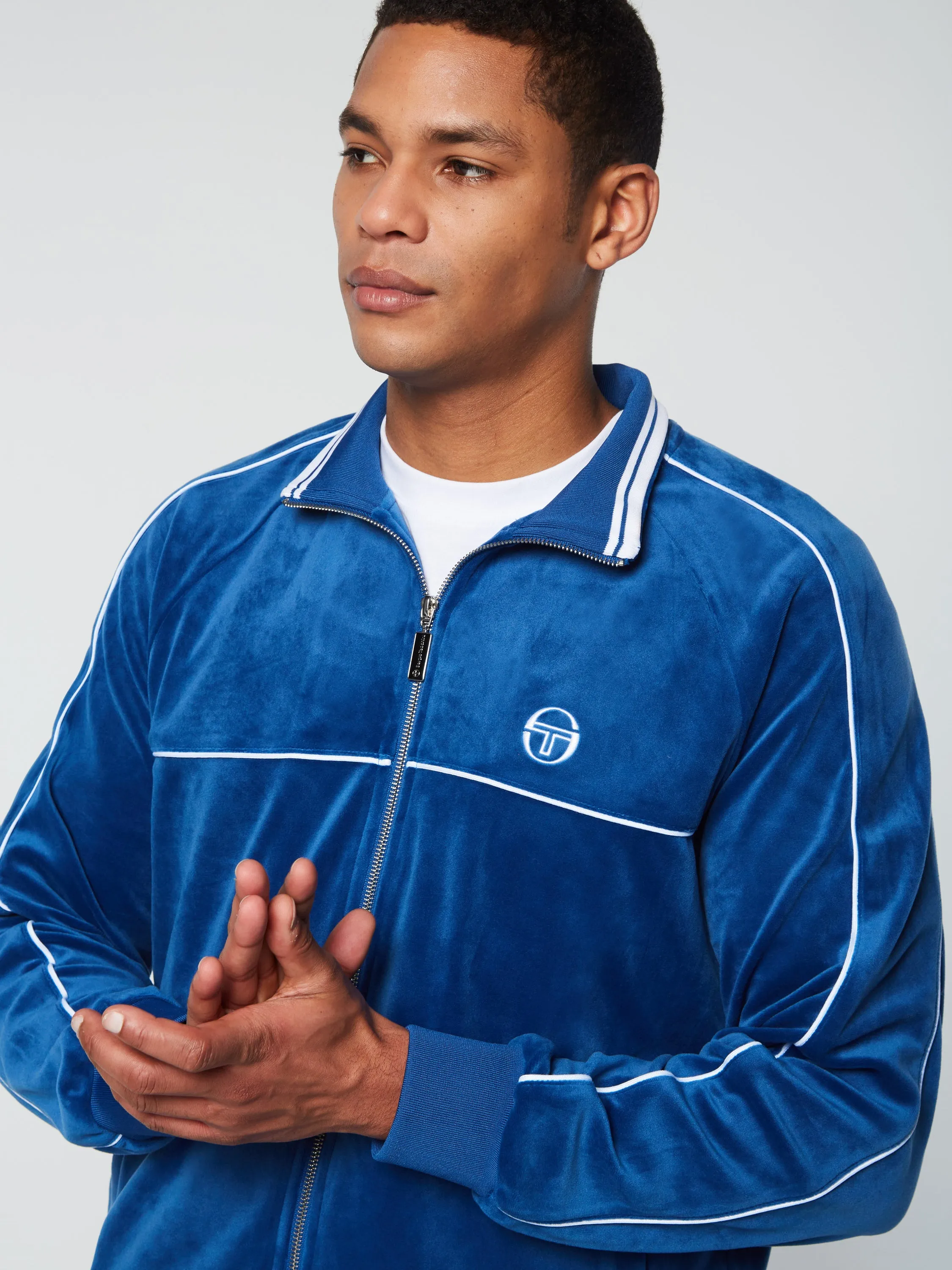 Lioni Velour Track Jacket Archivio- Limoges