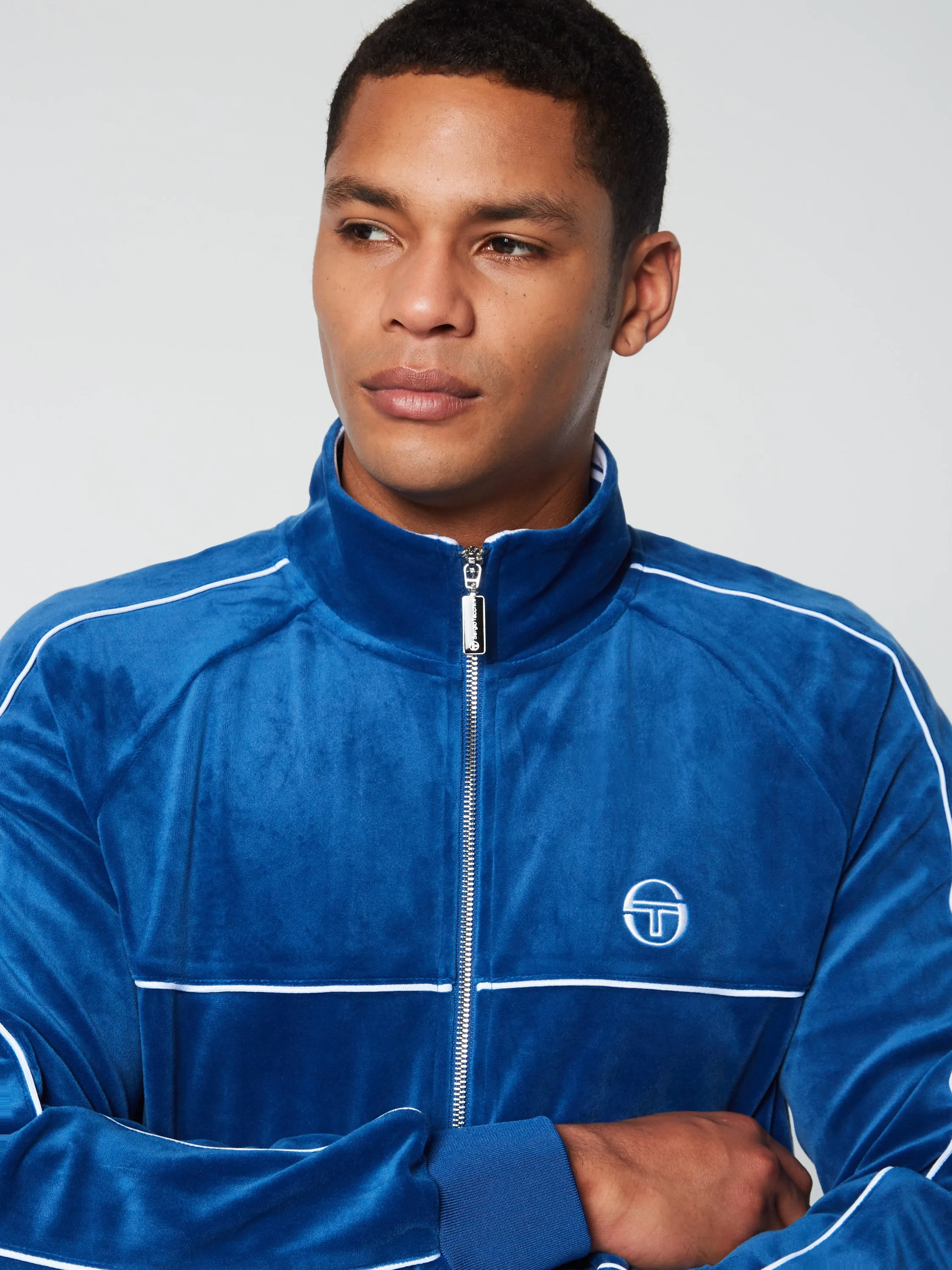 Lioni Velour Track Jacket Archivio- Limoges