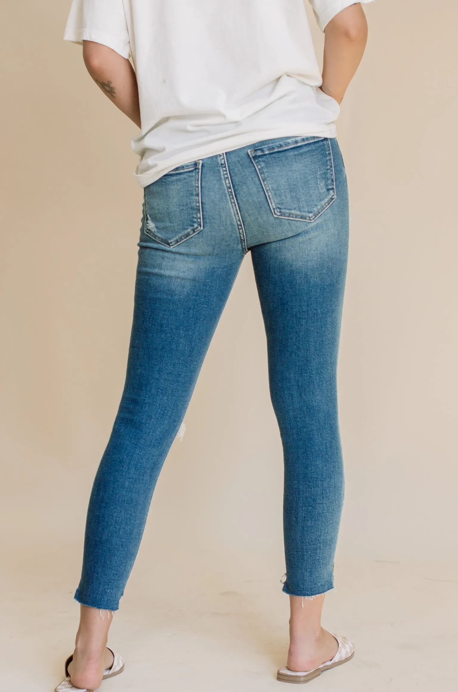 Marcey Zipper Jeans - FINAL SALE