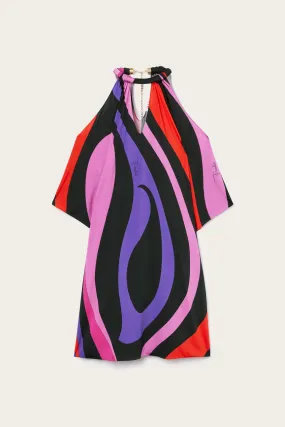 Marmo-Print Kaftan