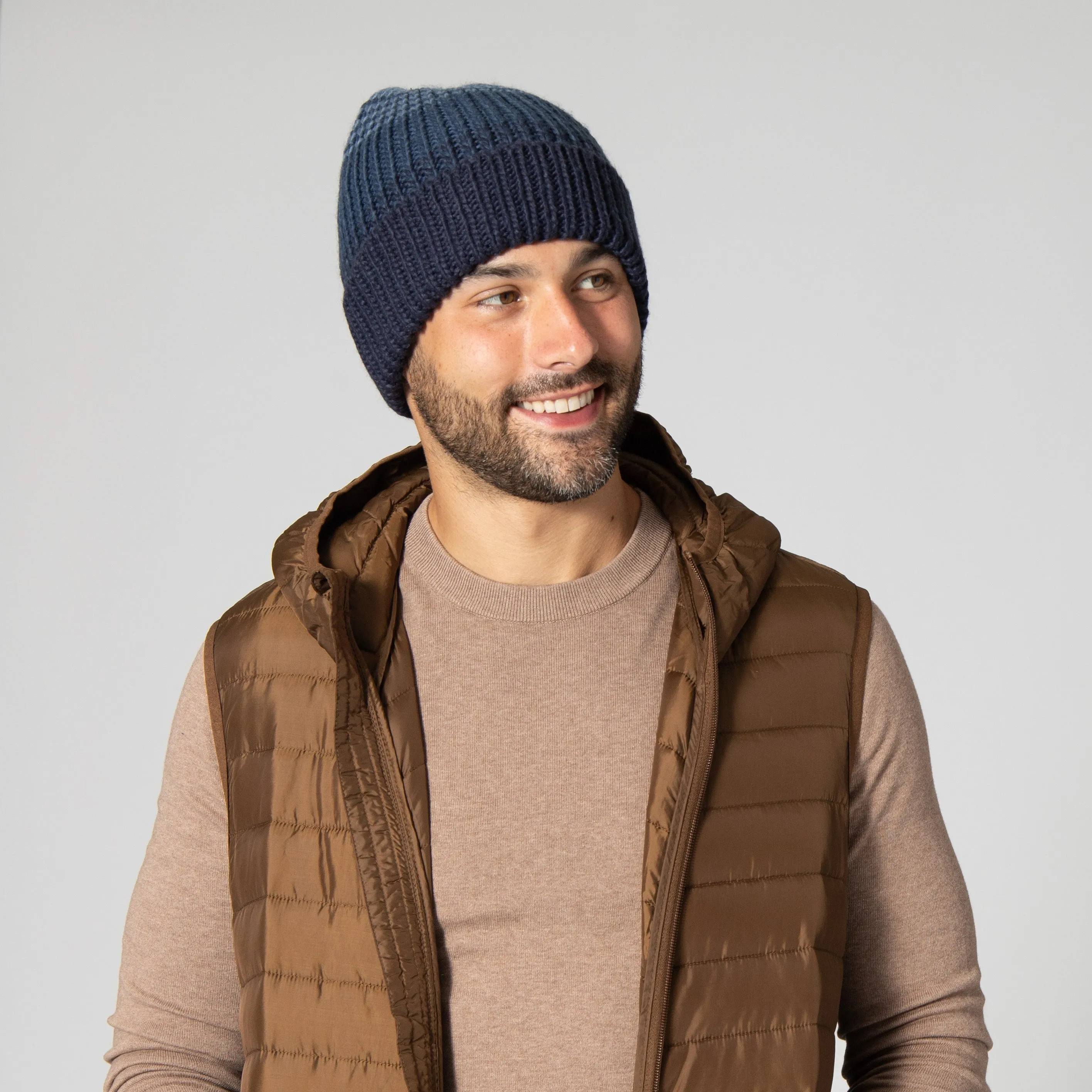 Men's Gradient Knit Cuffed Beanie