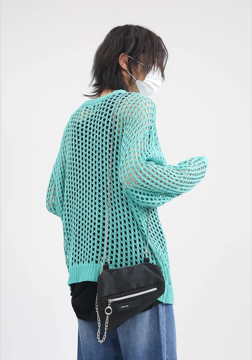 Mesh Knit Sweater