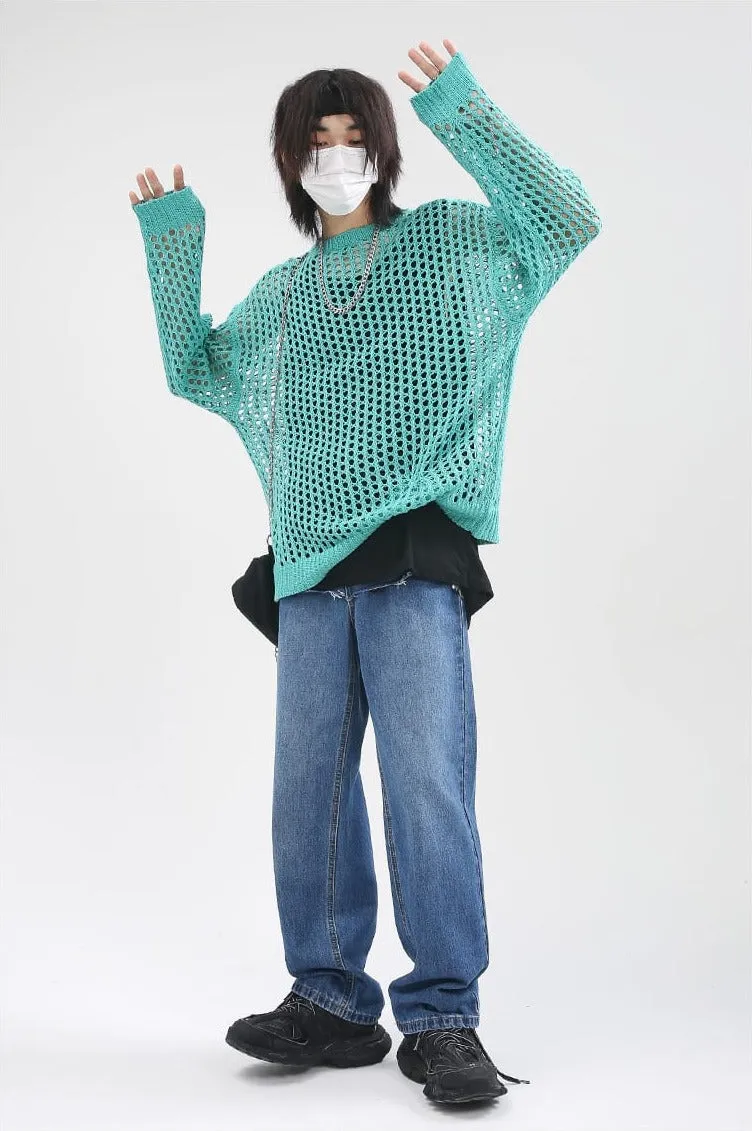 Mesh Knit Sweater