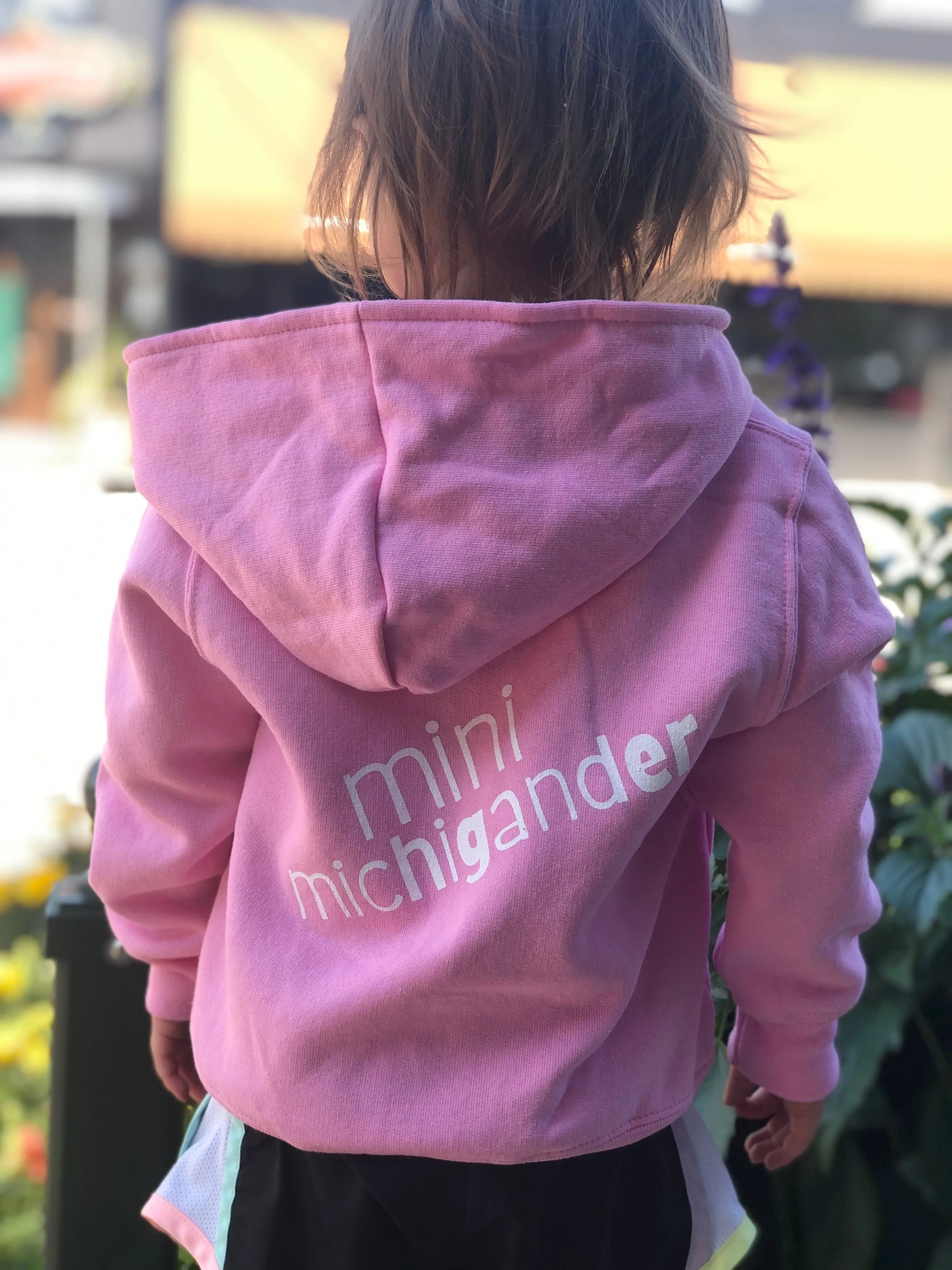 mi Toddler "mini michigander" Zip Hoodie