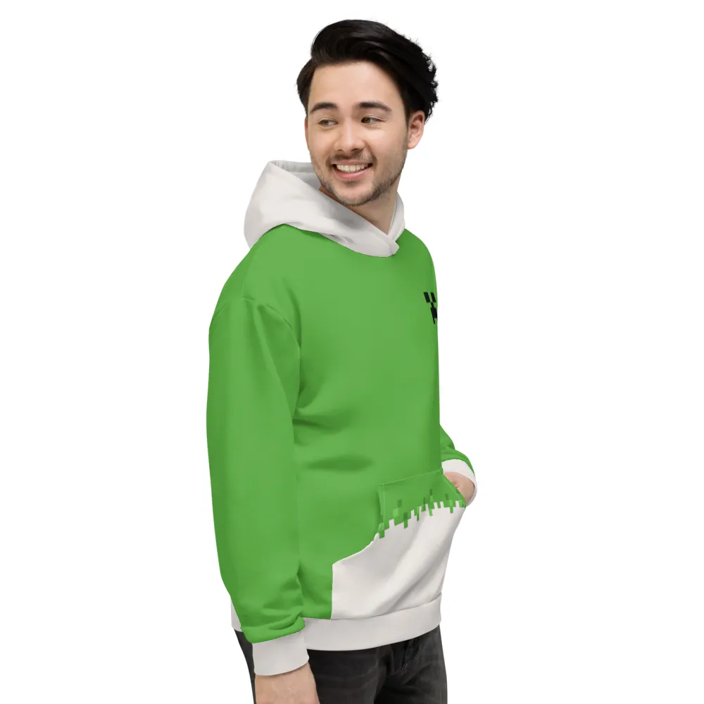 Minecraft Creeper Adult Pullover Hoodie