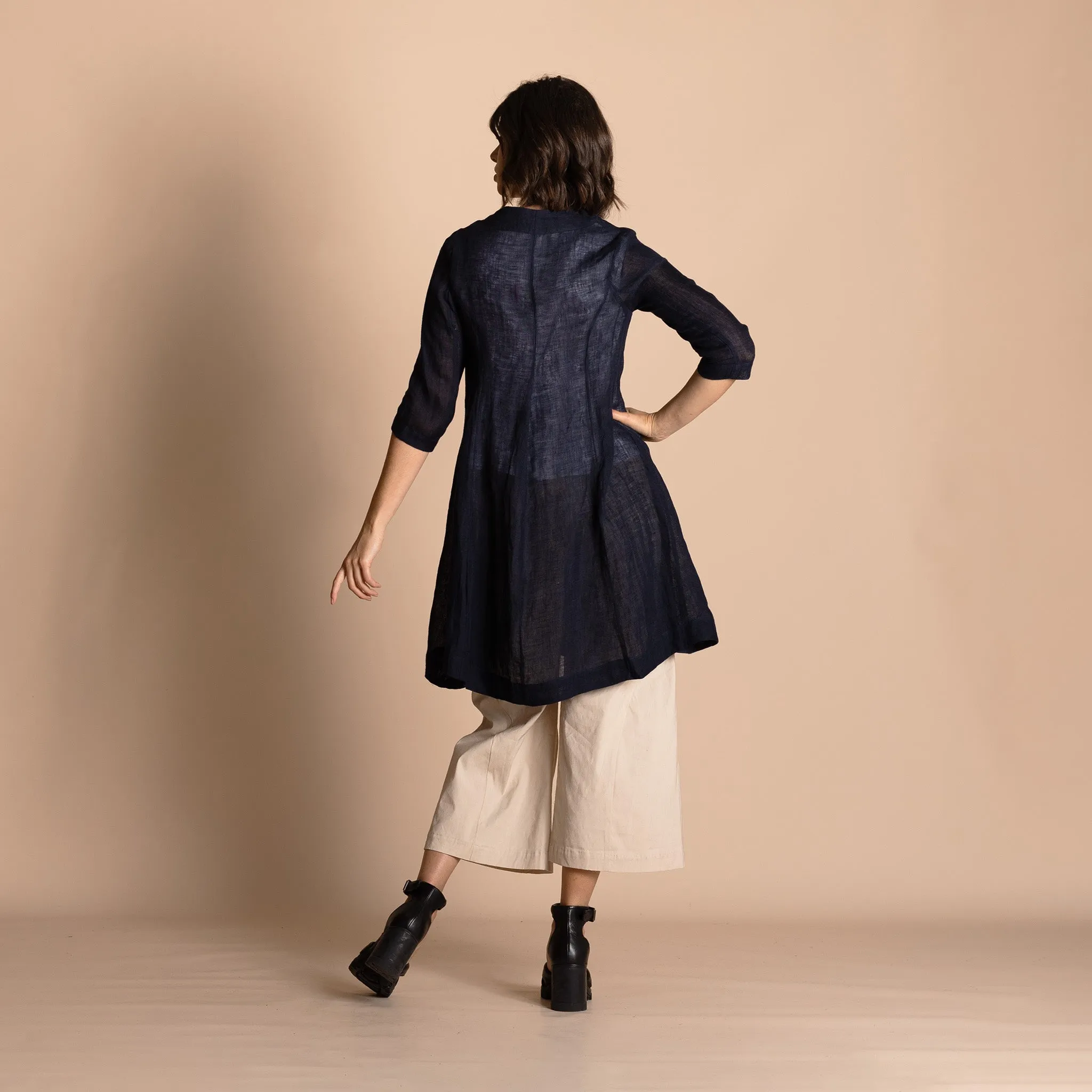 muslin dress coat