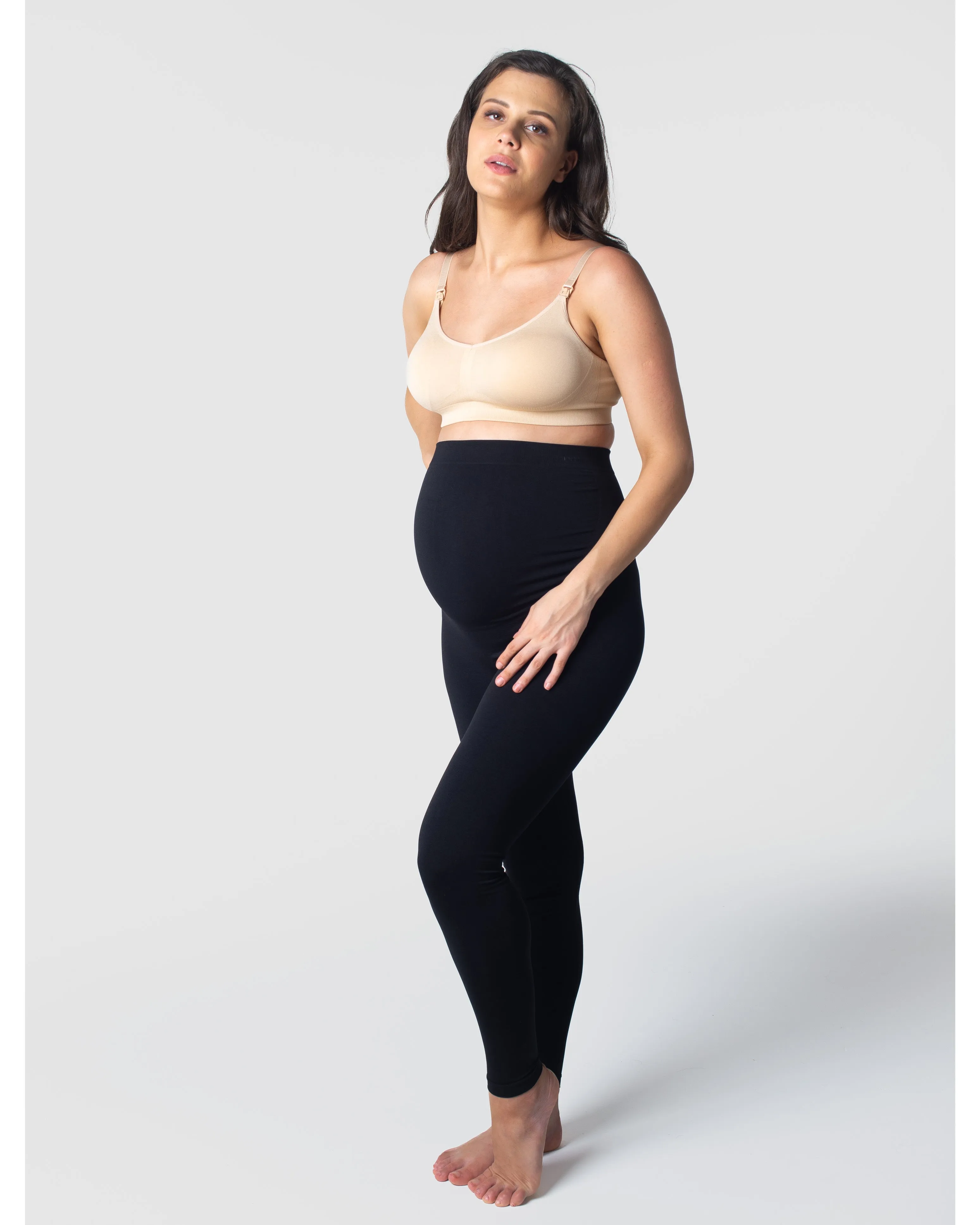 MY NECESSITY BLACK PREGNANCY LEGGINGS