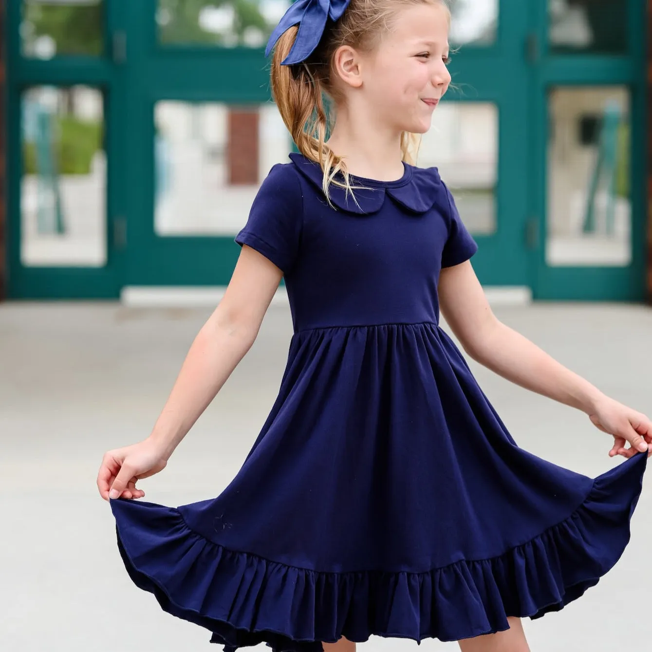 Navy Charm Dress