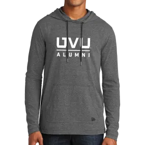 New Era Tri-Blend Performance Pullover Hoodie Tee- UVU Alumni