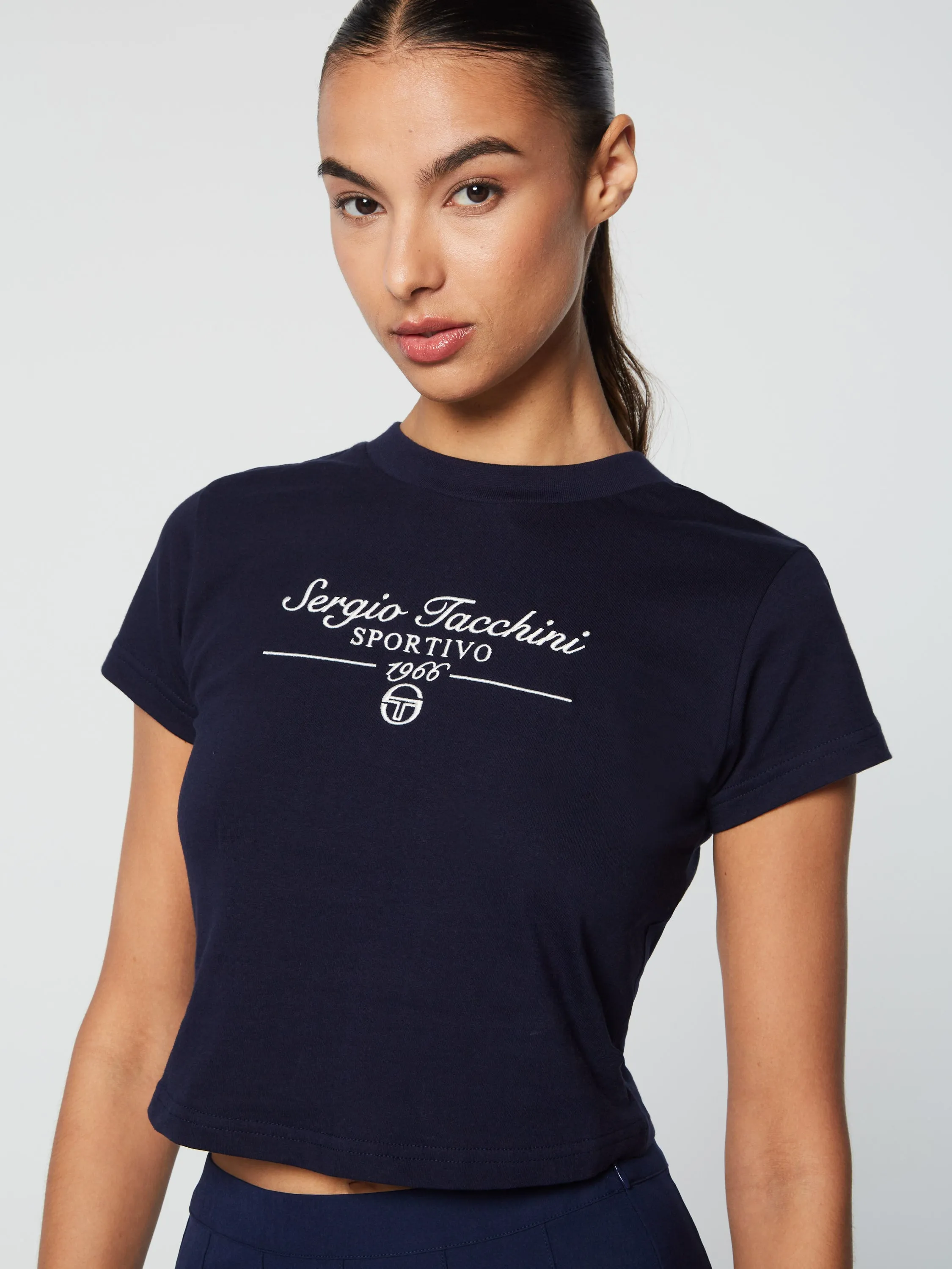 Nicola Graphic T-Shirt- Maritime Blue