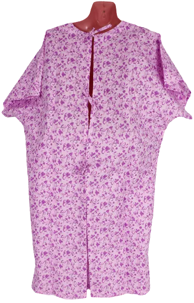 Patient Gown Purple