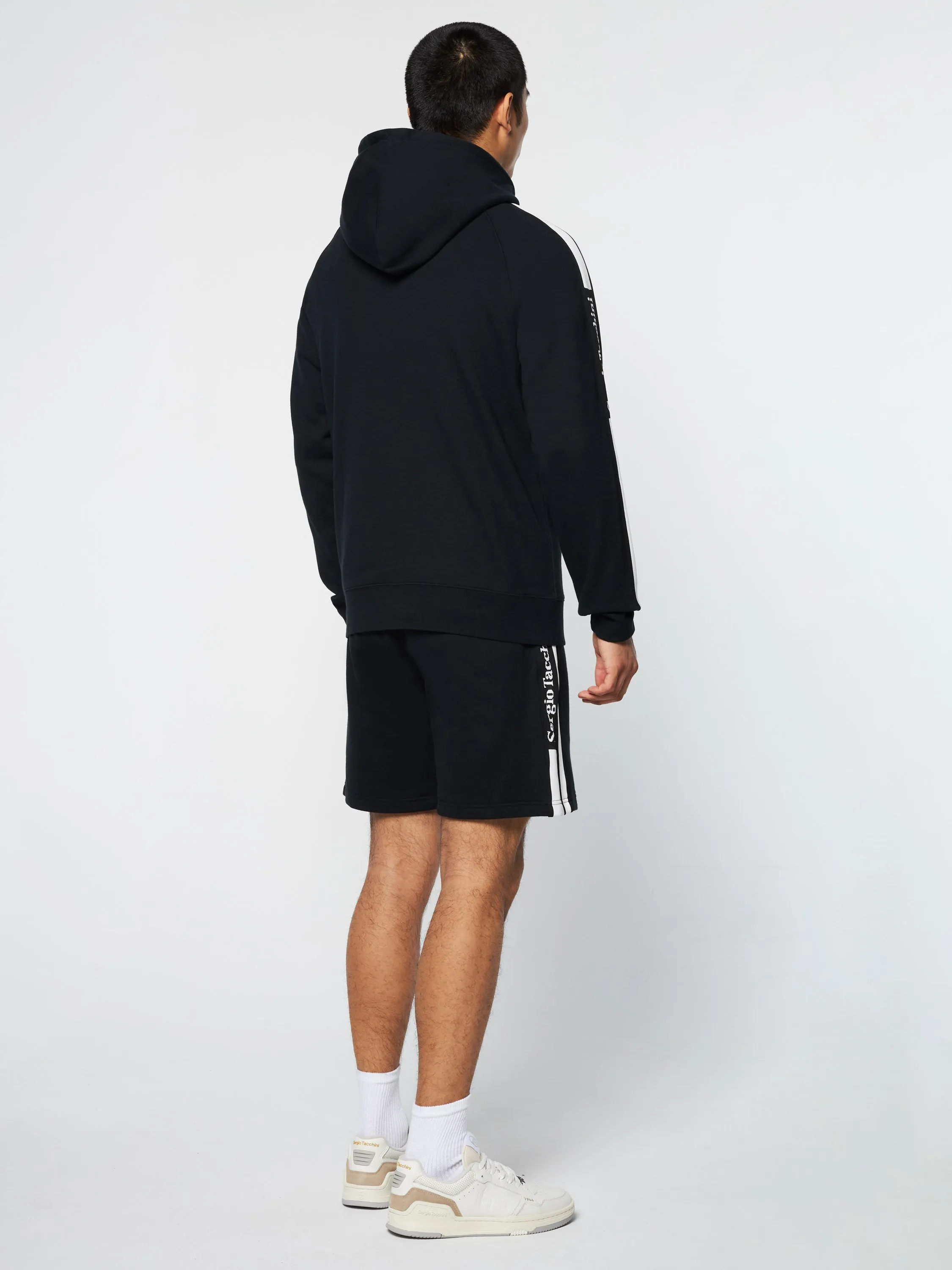 Pereto Tape Hoodie- Black Beauty