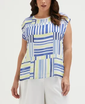 Plus Size Striped Top