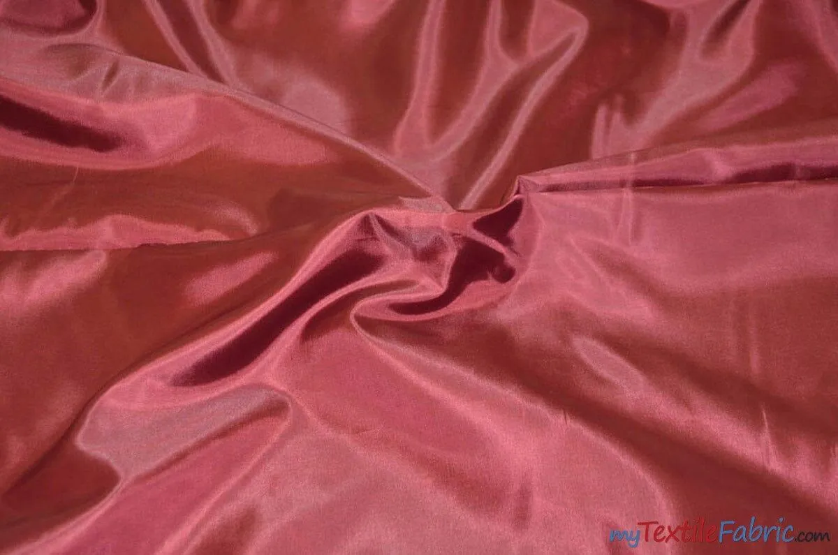 Polyester Lining Fabric | Woven Polyester Lining | 60" Wide | Wholesale Bolt | Imperial Taffeta Lining | Apparel Lining | Tent Lining and Decoration |