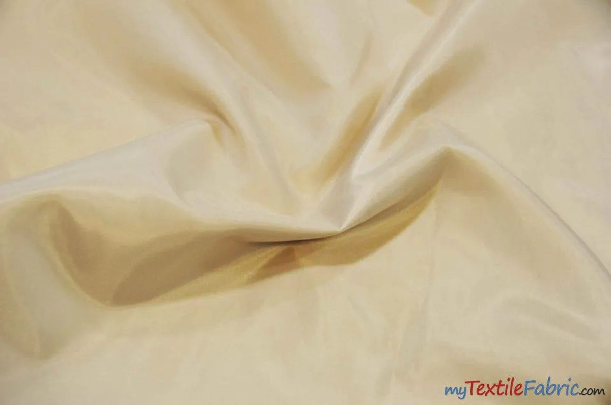 Polyester Lining Fabric | Woven Polyester Lining | 60" Wide | Wholesale Bolt | Imperial Taffeta Lining | Apparel Lining | Tent Lining and Decoration |