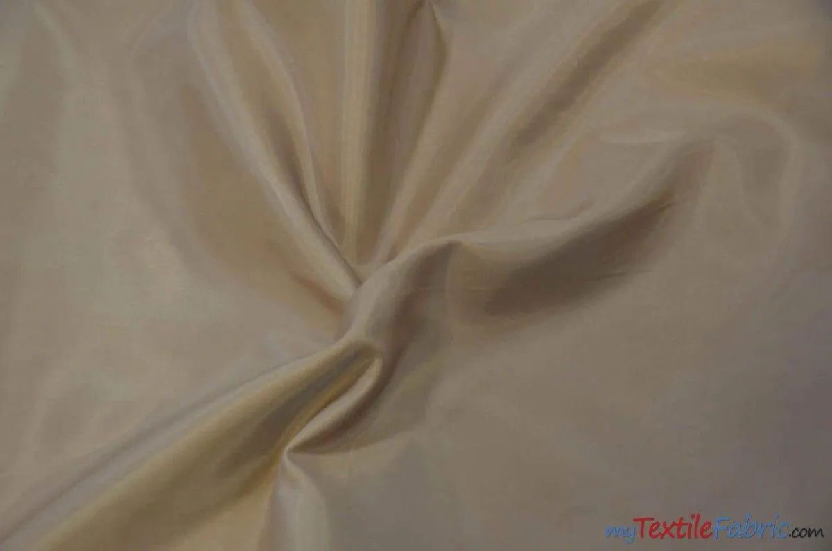 Polyester Lining Fabric | Woven Polyester Lining | 60" Wide | Wholesale Bolt | Imperial Taffeta Lining | Apparel Lining | Tent Lining and Decoration |