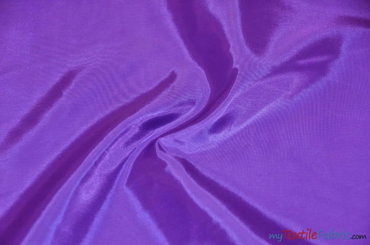 Polyester Silky Habotai Lining | 58" Wide | Super Soft and Silky Poly Habotai Fabric | Continuous Yards | Multiple Colors | Digital Printing, Apparel Lining, Drapery and Decor |