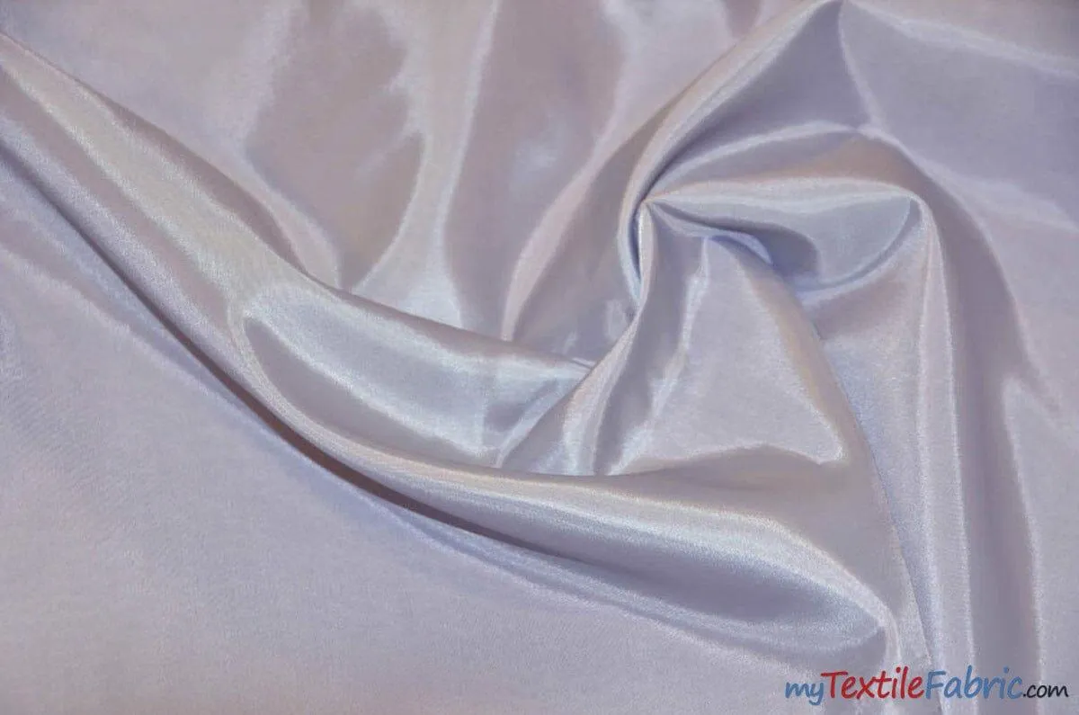 Polyester Silky Habotai Lining | 58" Wide | Super Soft and Silky Poly Habotai Fabric | Wholesale Bolt | Multiple Colors | Digital Printing, Apparel Lining, Drapery and Decor |