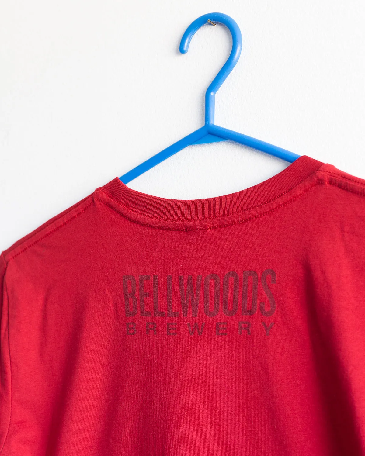 Red Tee with Bell Logo