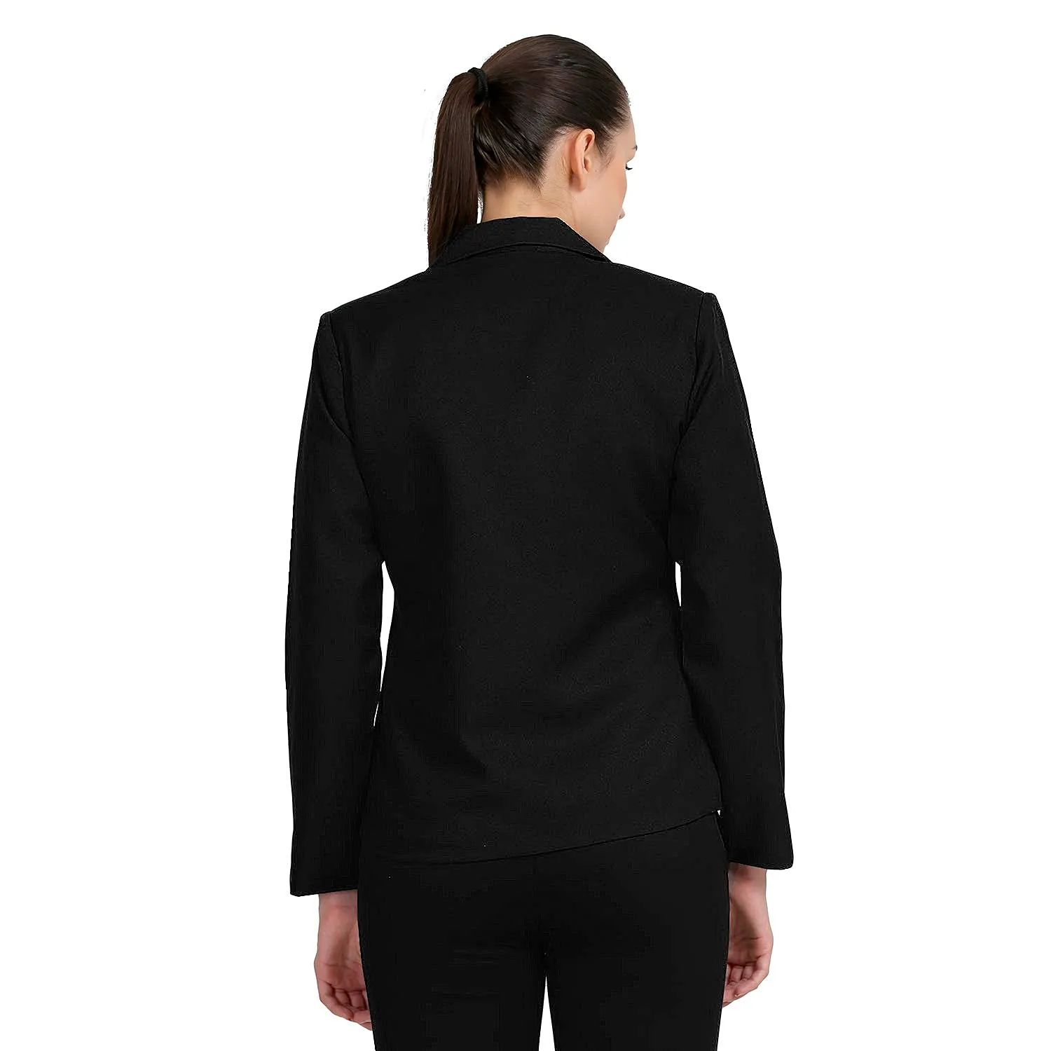 Romano nx Women's Single Breasted Formal Blazer Black