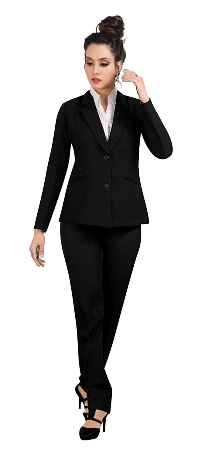 Romano nx Women's Single Breasted Formal Blazer Black