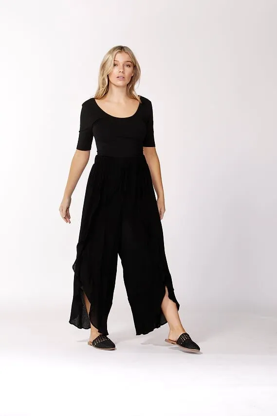 Sass Boho Pants Black