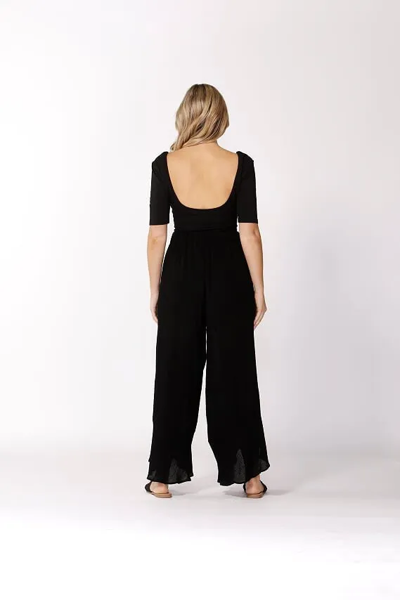 Sass Boho Pants Black