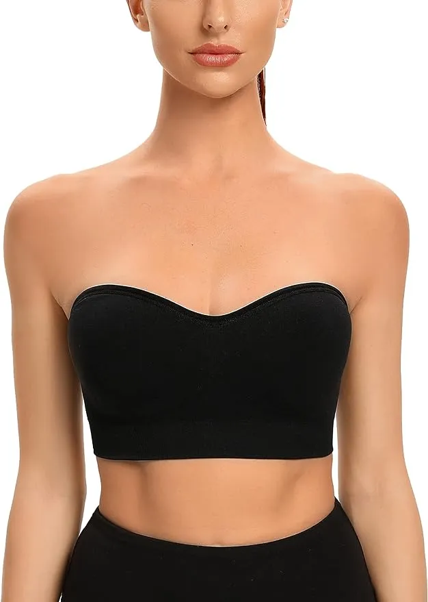 SheCurve® Non-Slip Bandeau Seamless Wireless Strapless Bra