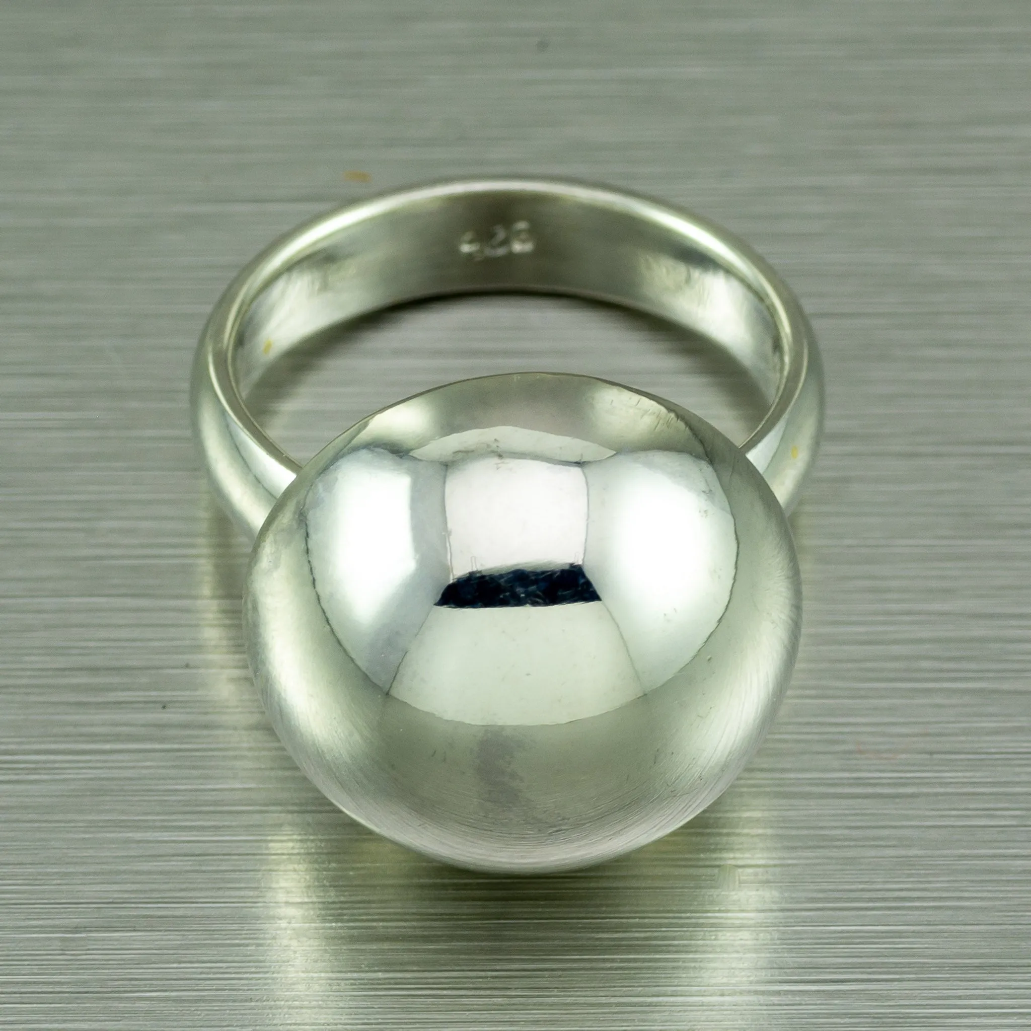 Silver Dome Ring