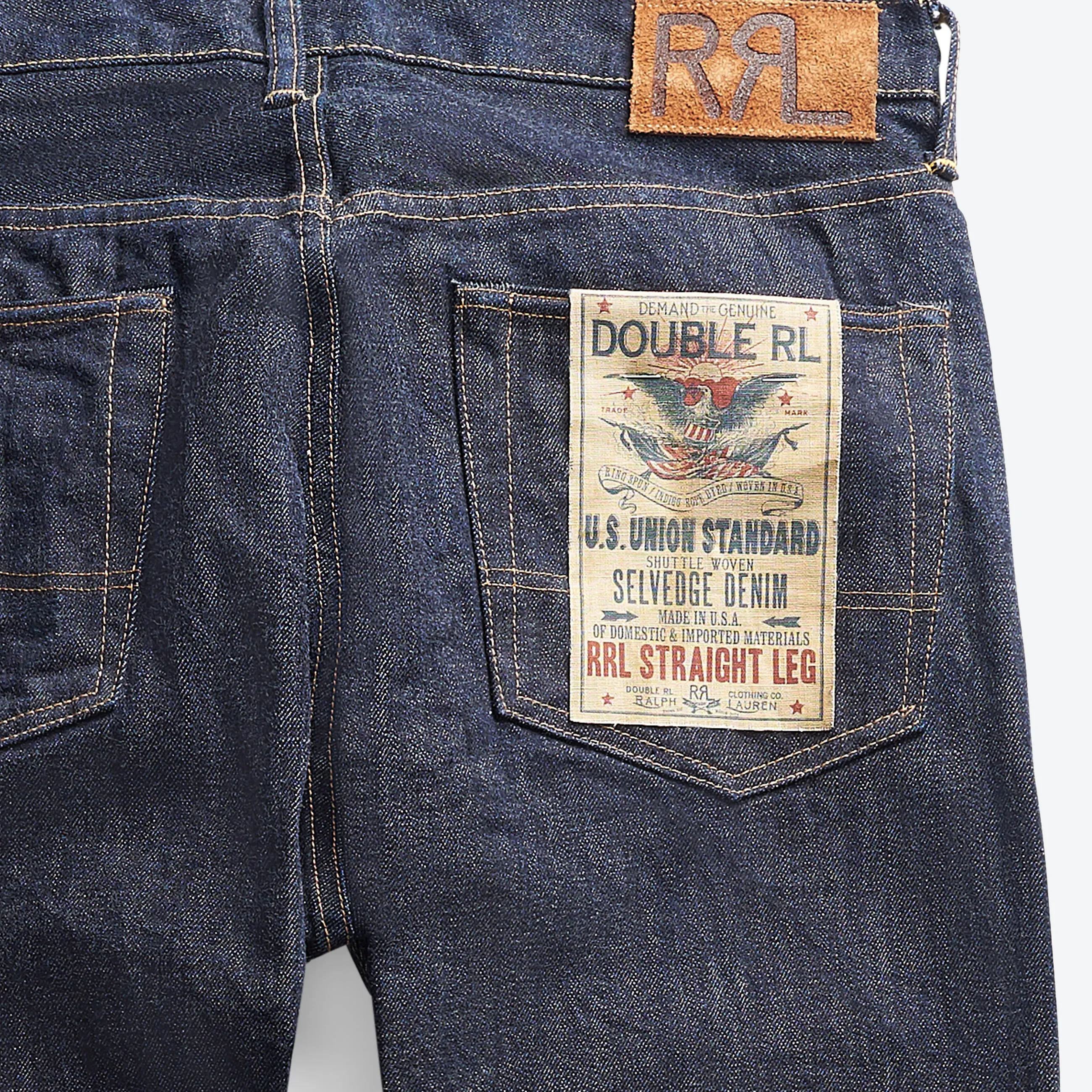 STRAIGHT FIT SELVEDGE JEAN - ONCE WASHED