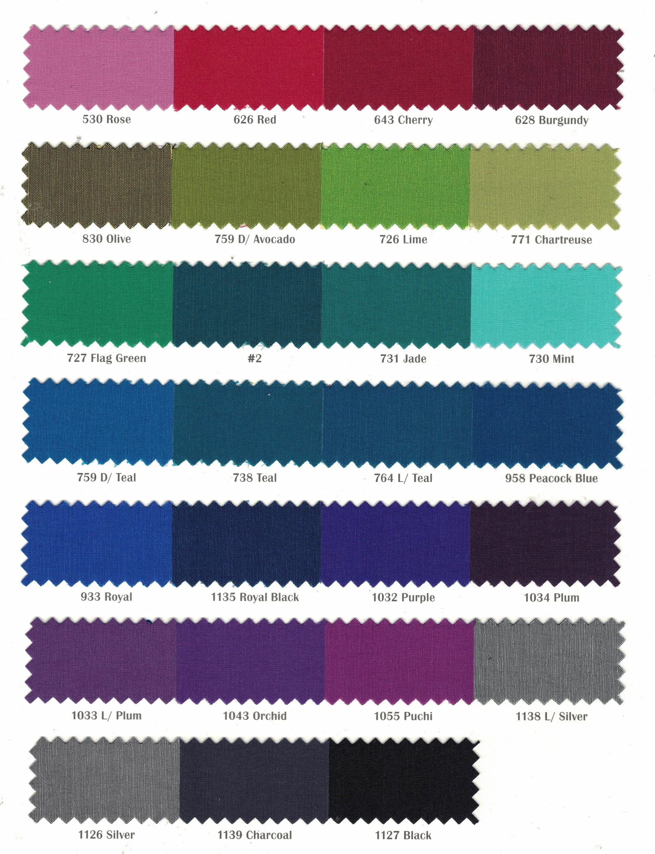 Stretch Taffeta Fabric - 60&#34; Wide - Multiple Solid Colors - Sample Swatch - Costumes, Apparel, Cosplay, Designs