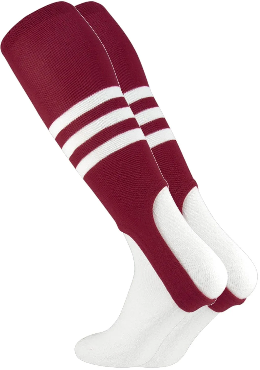 Striped Baseball Stirrups 7 Inch Pattern B