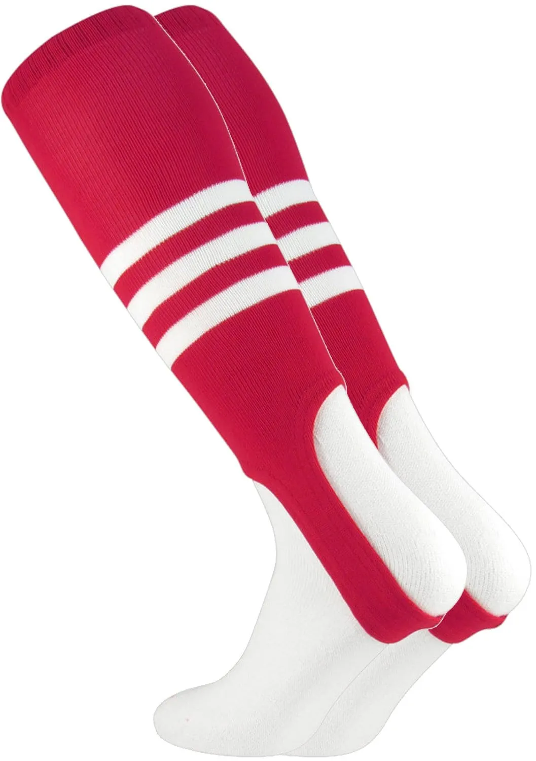 Striped Baseball Stirrups 7 Inch Pattern B