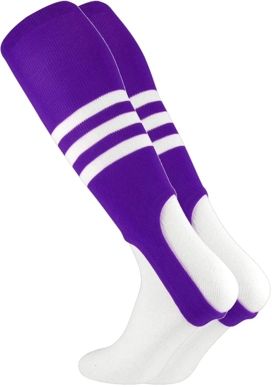 Striped Baseball Stirrups 7 Inch Pattern B