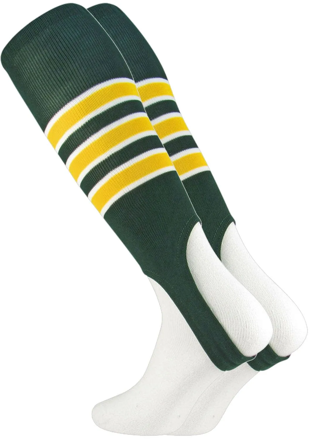 Striped Baseball Stirrups 7 Inch Pattern D