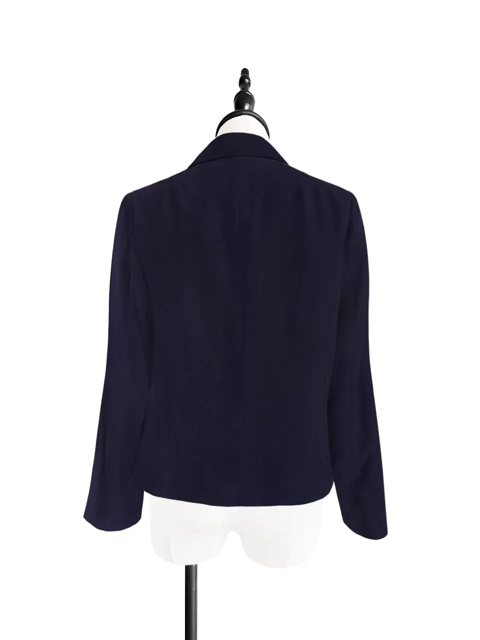 Surprise Sale! Midnight Blue Single Breasted Tencel Suit Jacket