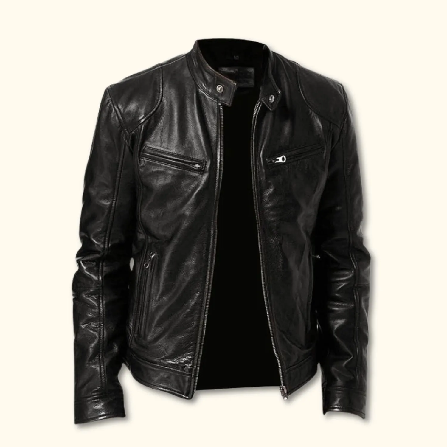 The Ranger Heritage - Black Leather Jacket for Man