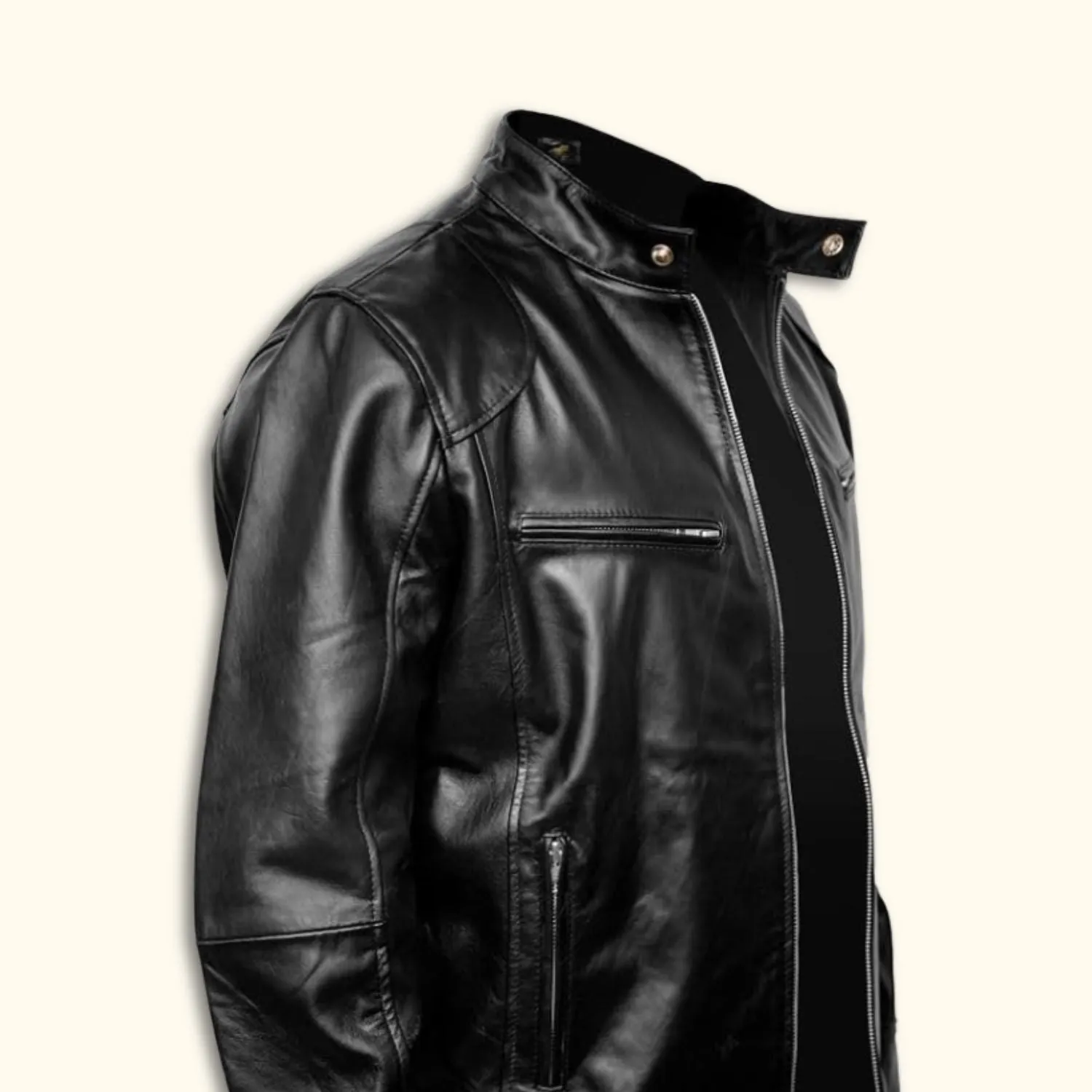 The Ranger Heritage - Black Leather Jacket for Man