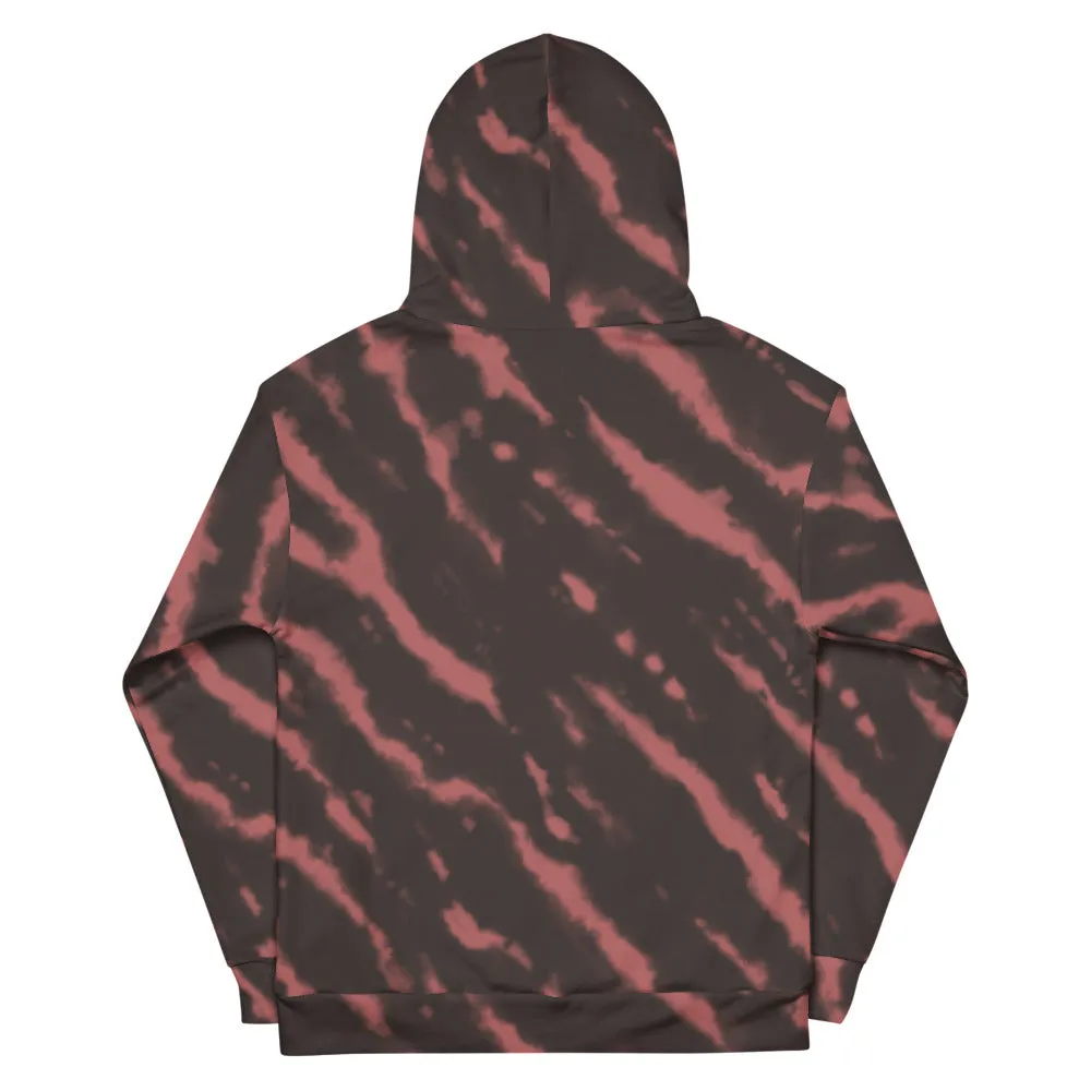 Tie Dye Hoodie- Red