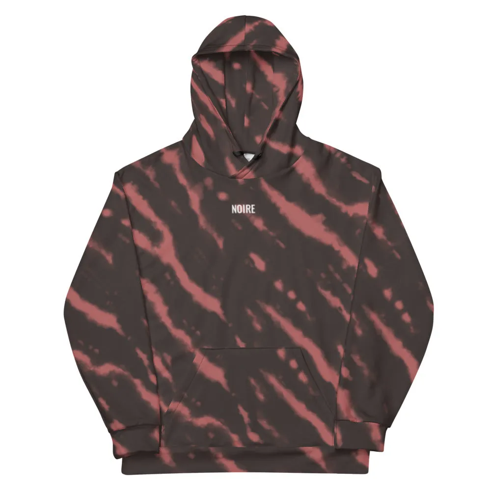 Tie Dye Hoodie- Red