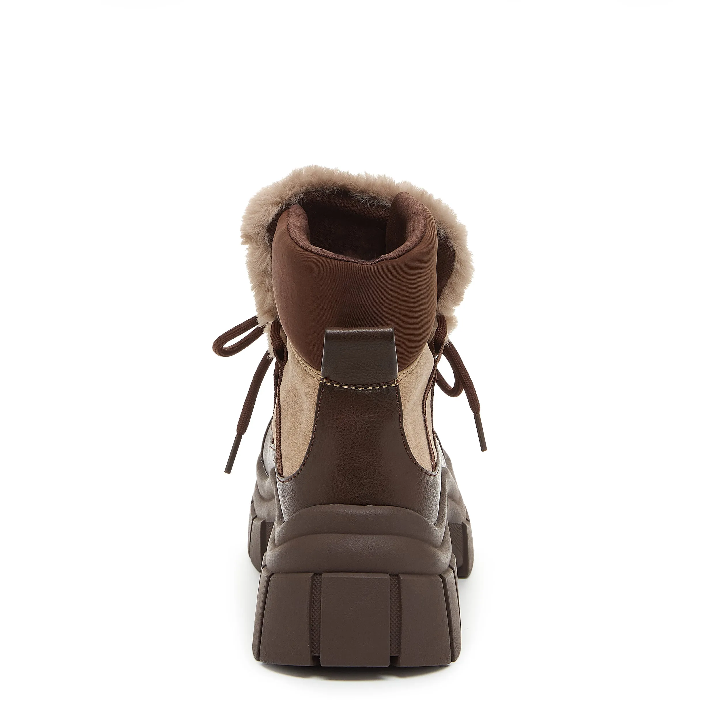 Tiger Brown Platform Bootie