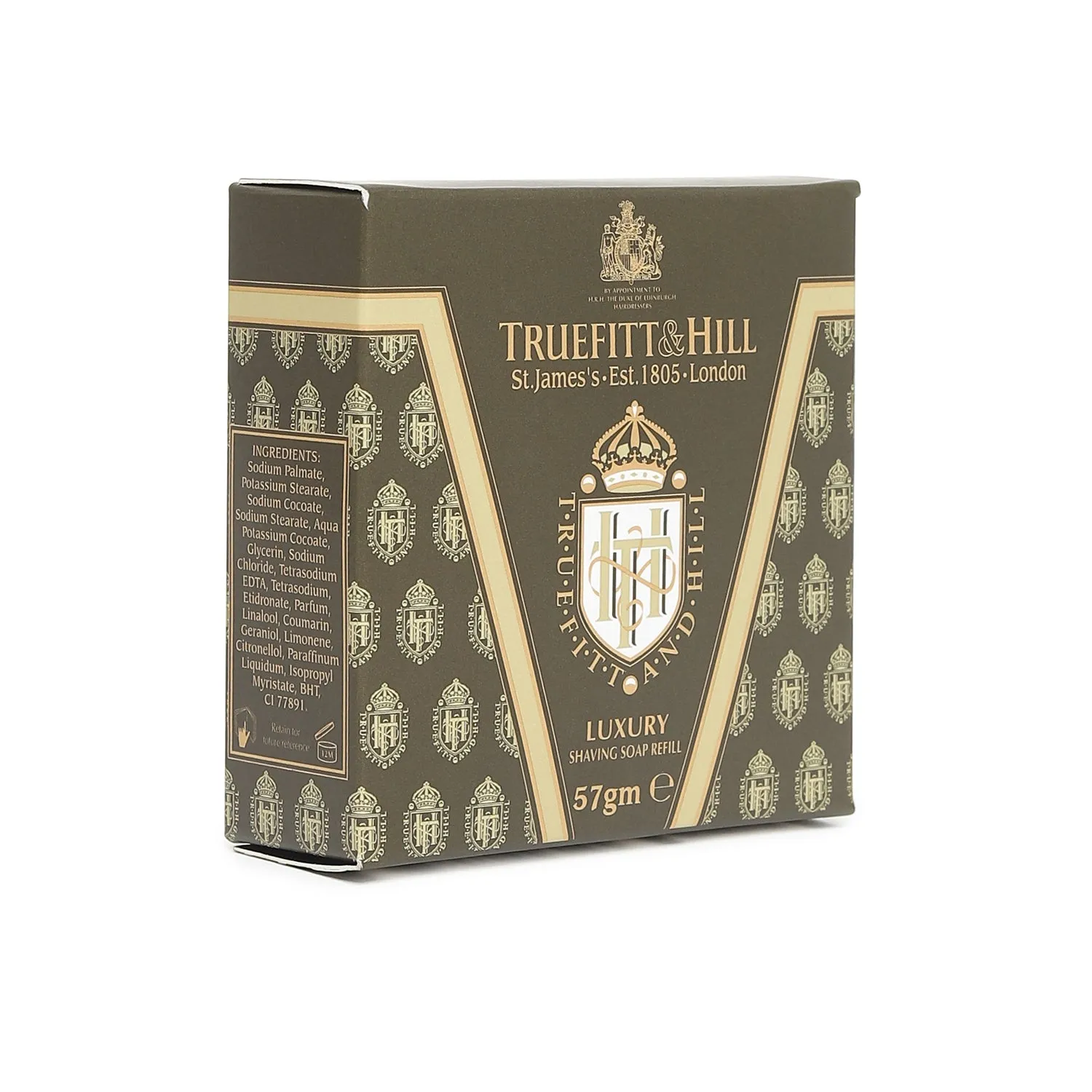 Truefitt & Hill Luxury Shaving Soap Refill Mug  for Men 60gm