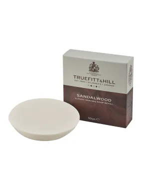 Truefitt & Hill Sandalwood Luxury Shaving Soap refill Wooden Bowl for Men 99gm