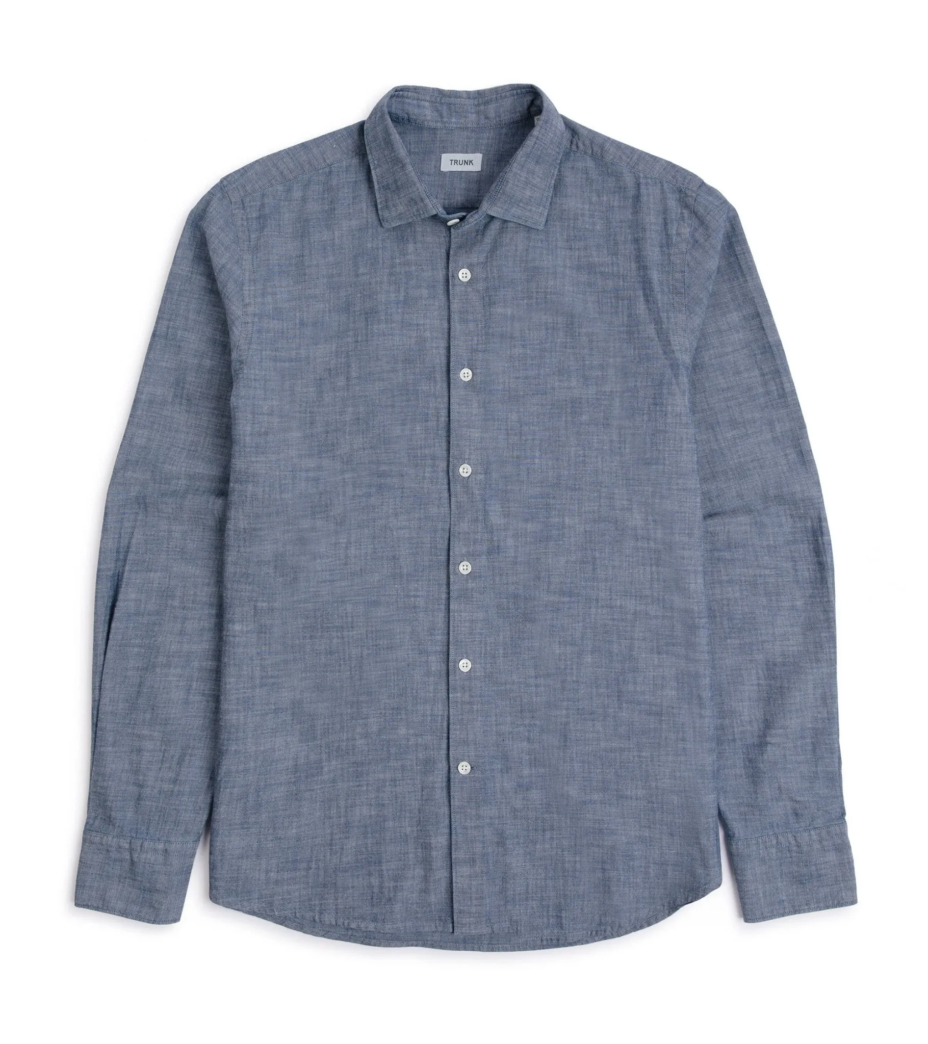 Trunk Austin Japanese Chambray Shirt: Dark Blue